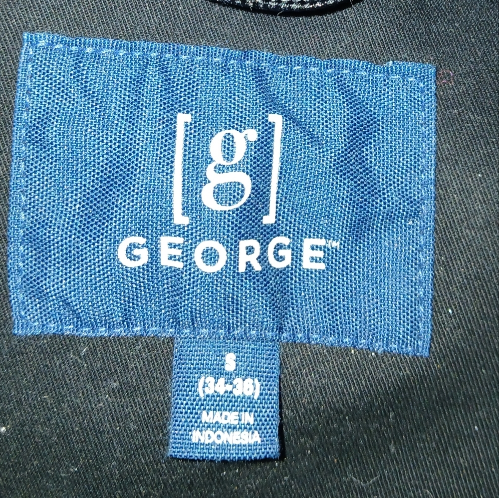 Men’s Black George Shacket Jacket — Utility Style Button Front Sz Small - Picture 5 of 6